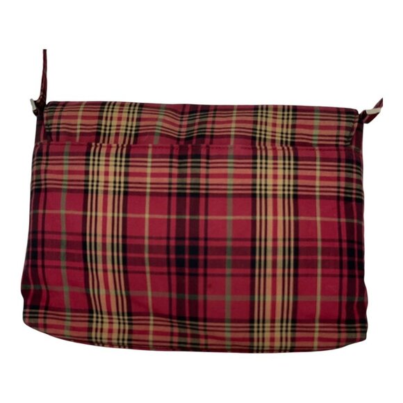 Lauren Ralph Lauren Kensington Tartan Plaid Book Bag Purse - Picture 2 of 9
